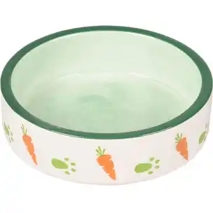 Flamingo Миска керамическая для грызунов IGGY Green