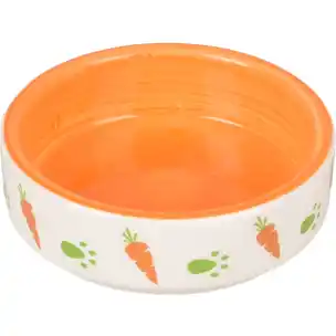 Flamingo Миска керамическая для грызунов IGGY Orange