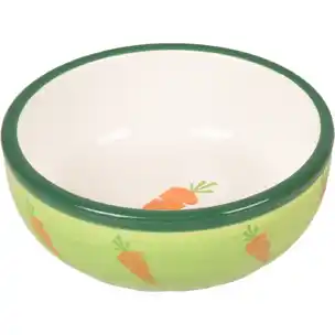 Flamingo Миска керамическая для грызунов IBO Green