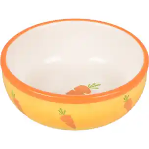 Flamingo Миска керамическая для грызунов IBO Yellow