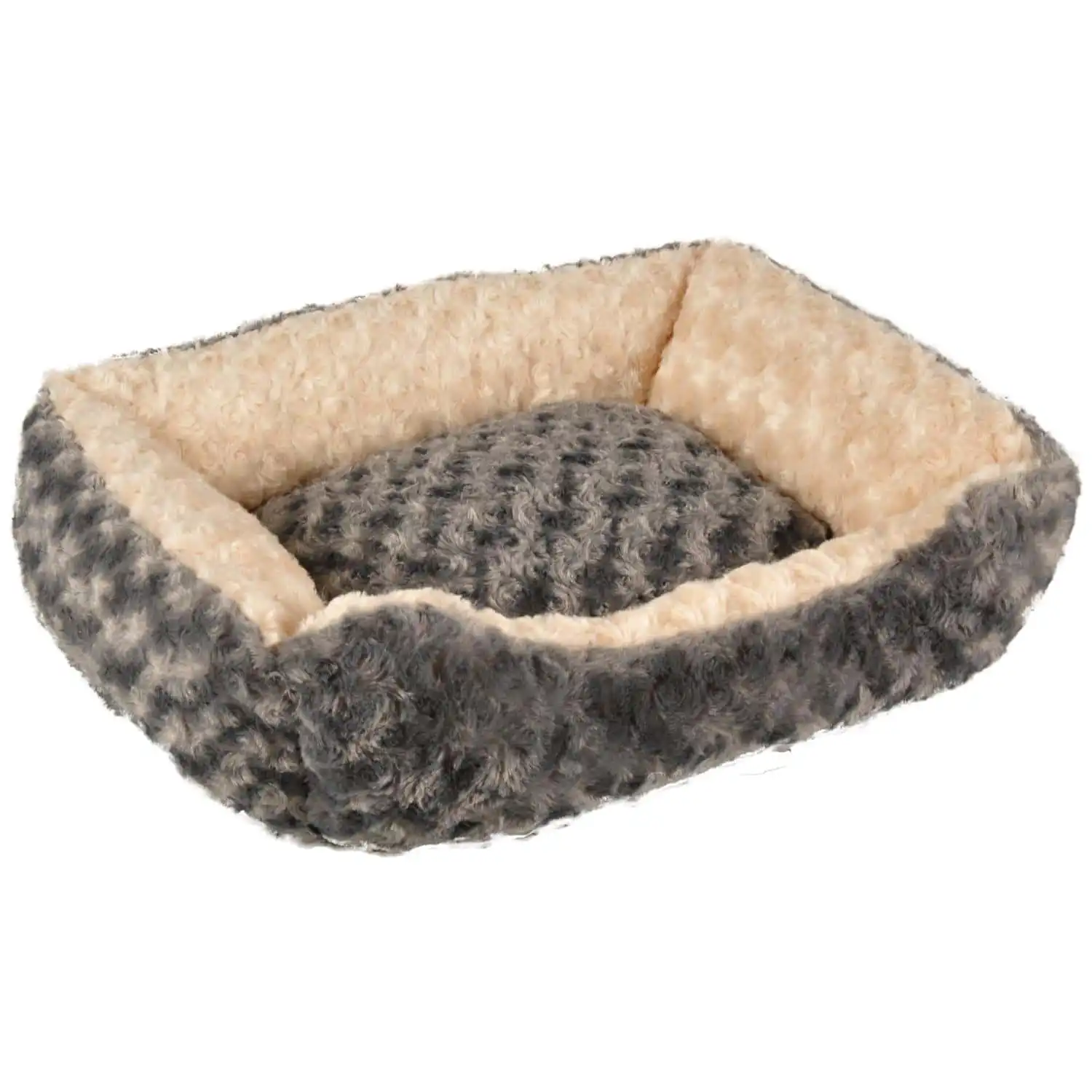 Flamingo лежак матерчатый CUDDLY RECTANGULAR GREY