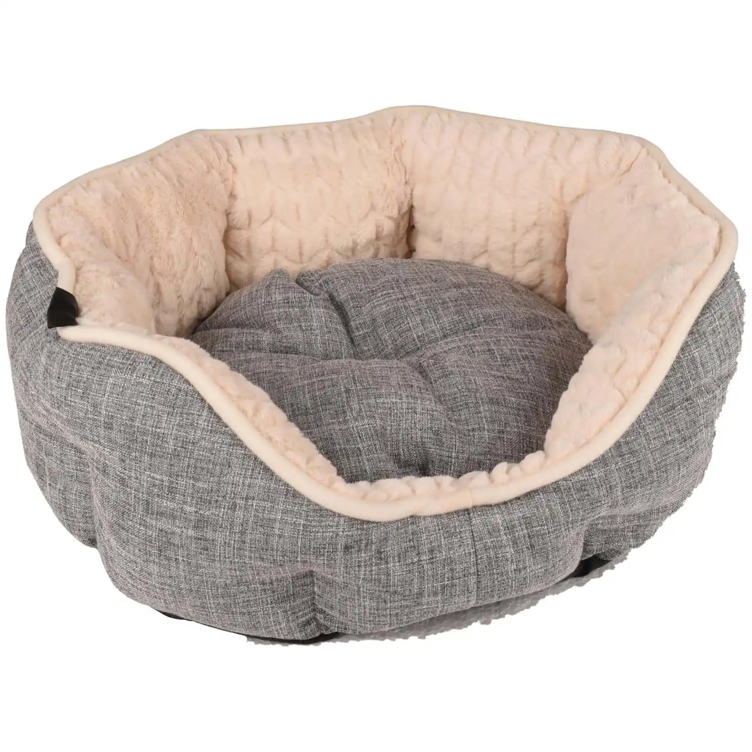 Flamingo лежак матерчатый ZUPO OCTAGONAL GREY 45x40x15cm