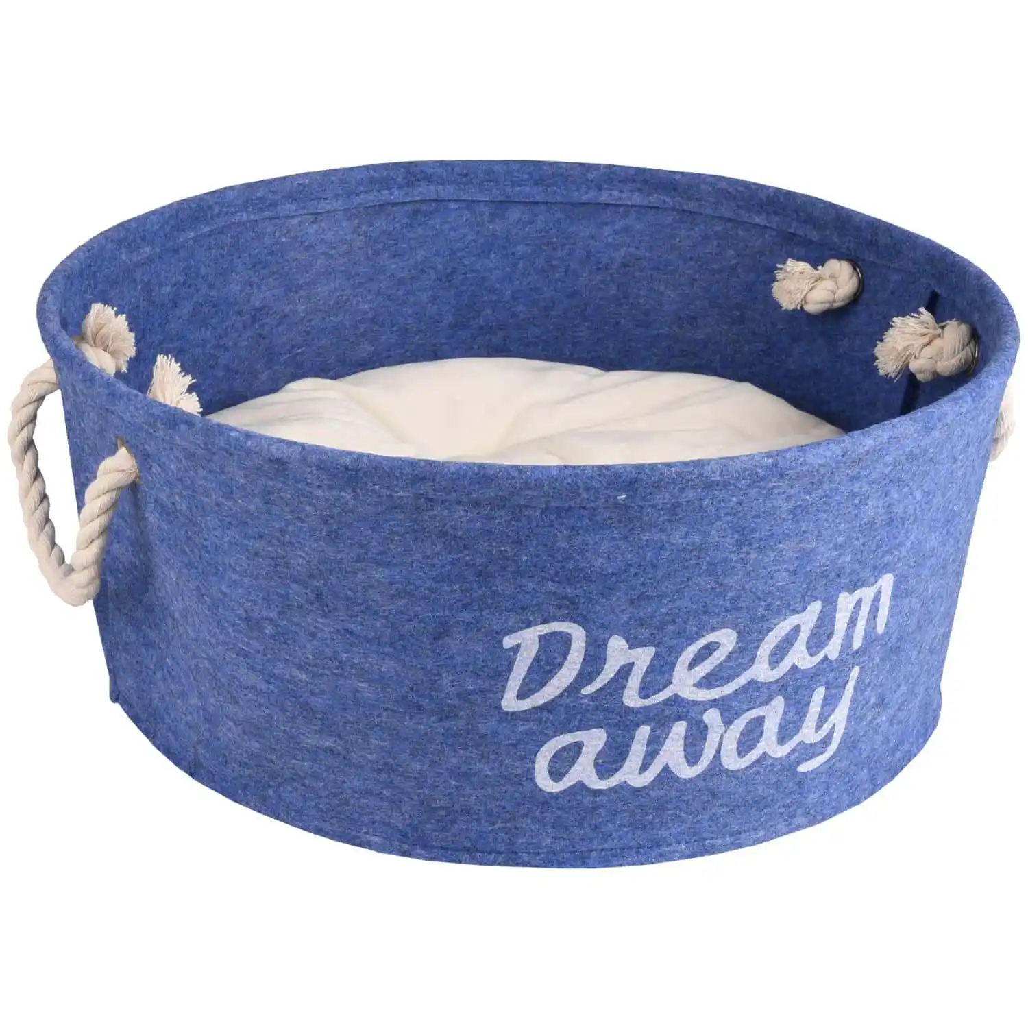 Flamingo лежак круглый THALIA FELT+CUSHION Blue