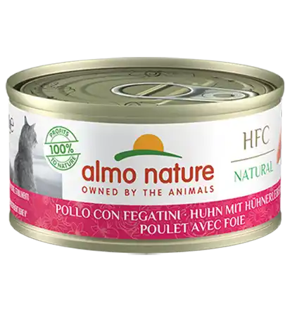 ALMO NATURE Cat HFC Can Natural Chicken Liver 70g