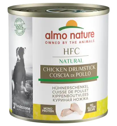 ALMO NATURE Dog HFC CAN Chicken Drumstick  280g