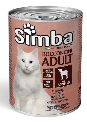 SIMBA CAT Chunkies with lamb 415gr.
