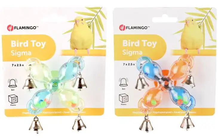 Flamingo Bird Toy SIGMA Mill Bells Assort.