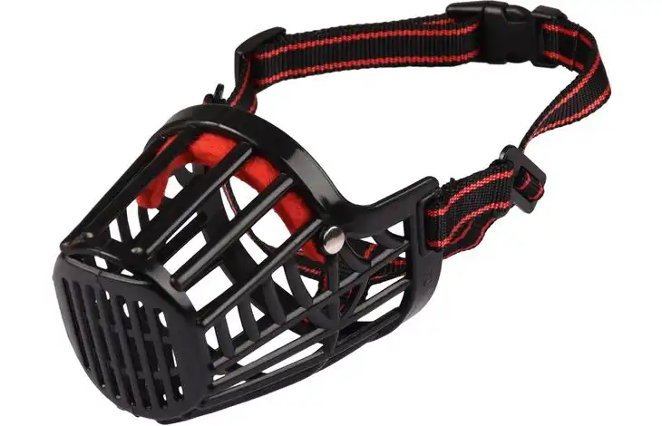 Купить  Намордники - Flamingo Намордник пластик. MUZZLE SILAS M Bl..