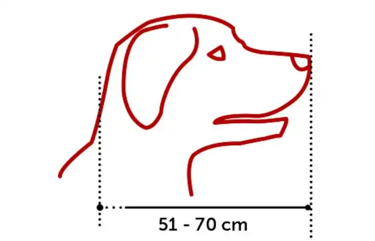 Flamingo Намордник пластик. MUZZLE SILAS XXL Black