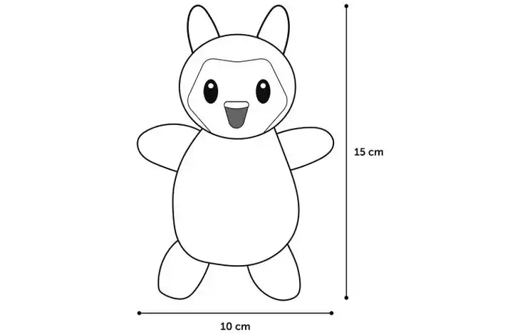 Flamingo Jucărie de pluș KIRK Iepure/Elafant/Veveriță Asortate.