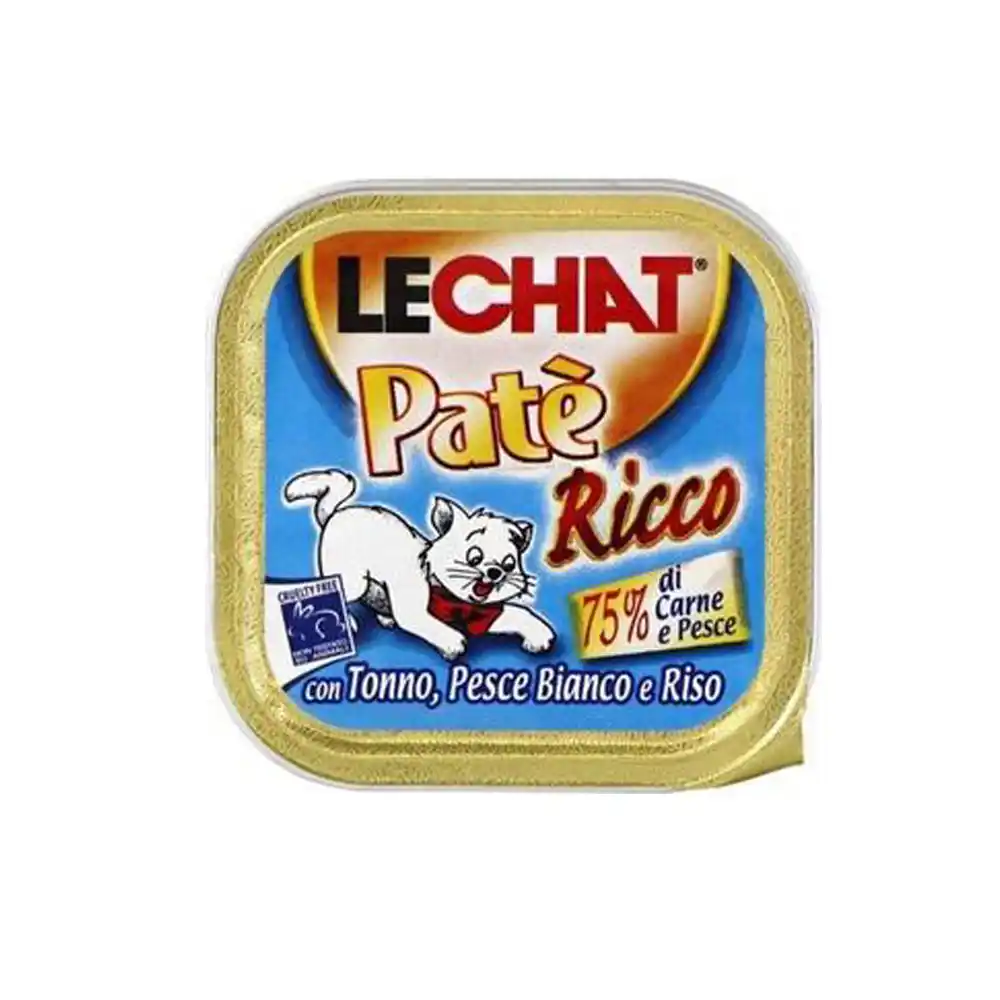 LECHAT RICCO Pate Tuna, ocean fish and rice 100gr.