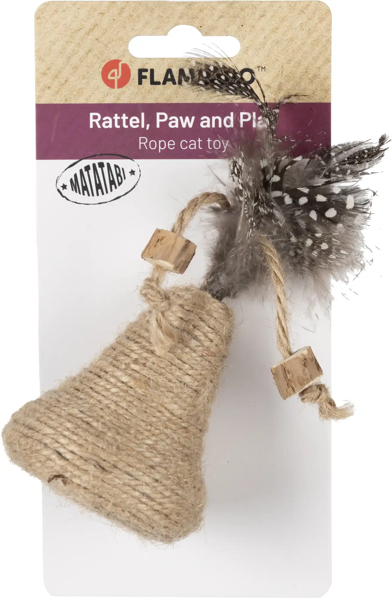 Jucarie pentru pisici Bell Brown