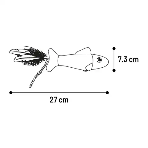 Jucarie pentru pisici Robla Fish