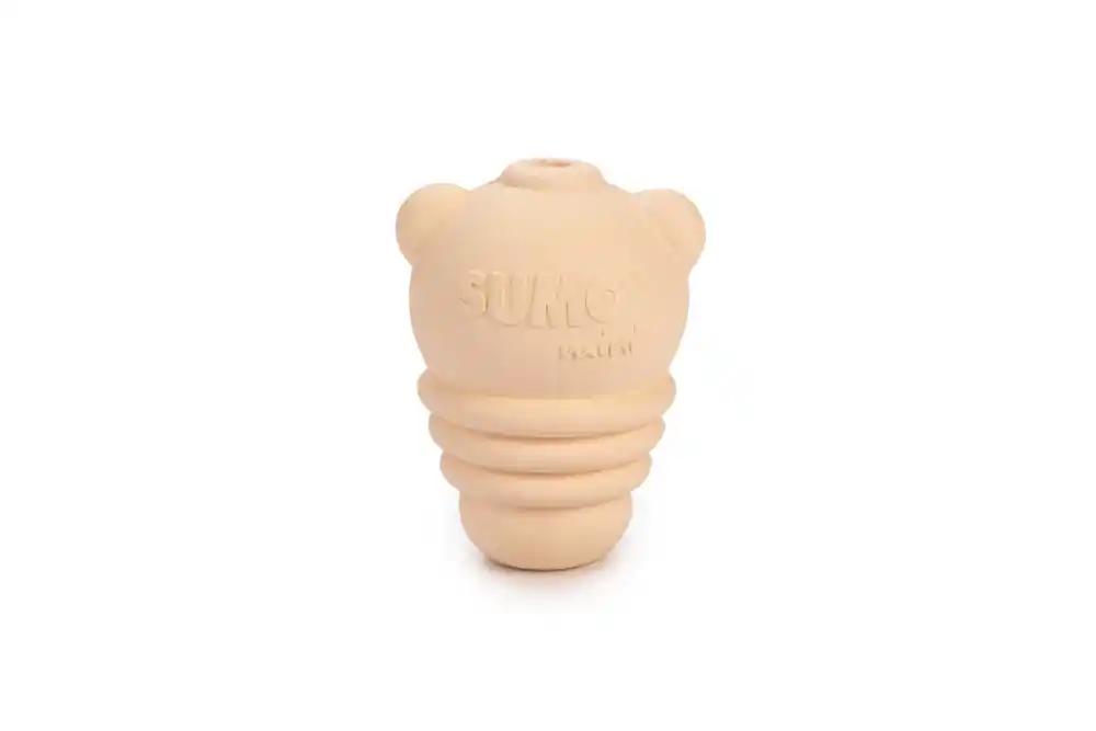 BEEZTEES Jucărie de cauciuc SUMO MINI PLAY PUPPY XS Roz 7cm