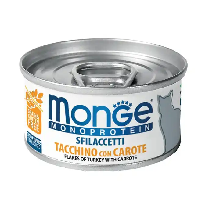 MONGE CAT FLAKES MONOPROTEIN TURKEY..