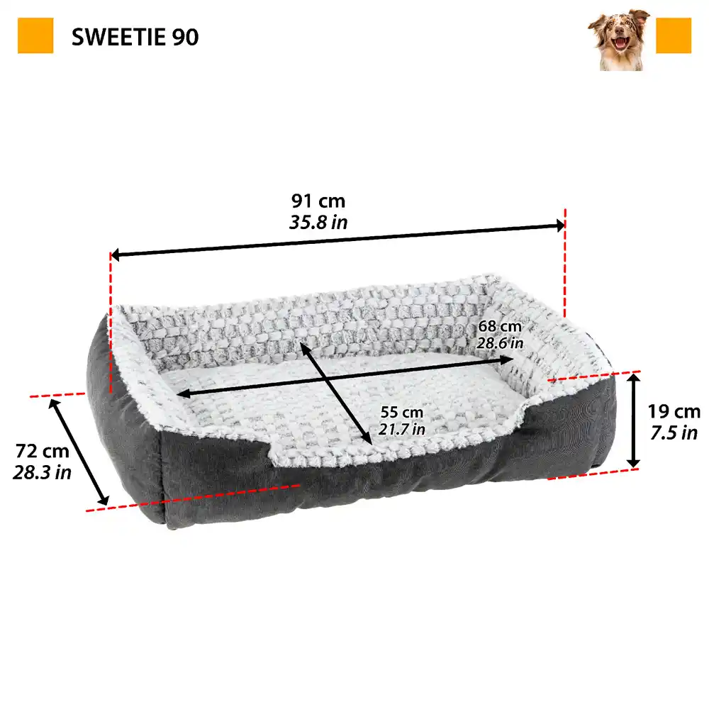 FERPLAST Лежак матерчатый SWEETIE 90