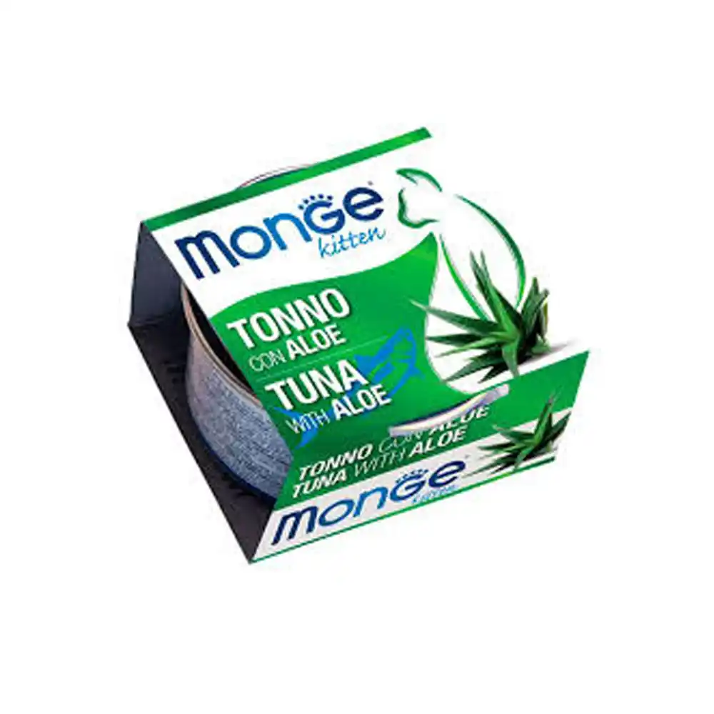 MONGE CAT FRUIT TUNA WITH ALOE FOR KITTEN 80gr.