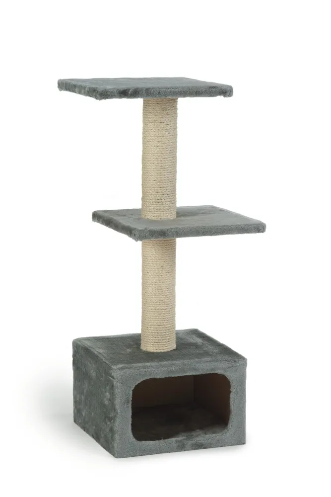 Curățător pentru pisici Beeztees DORA Gri 38x38x91cm