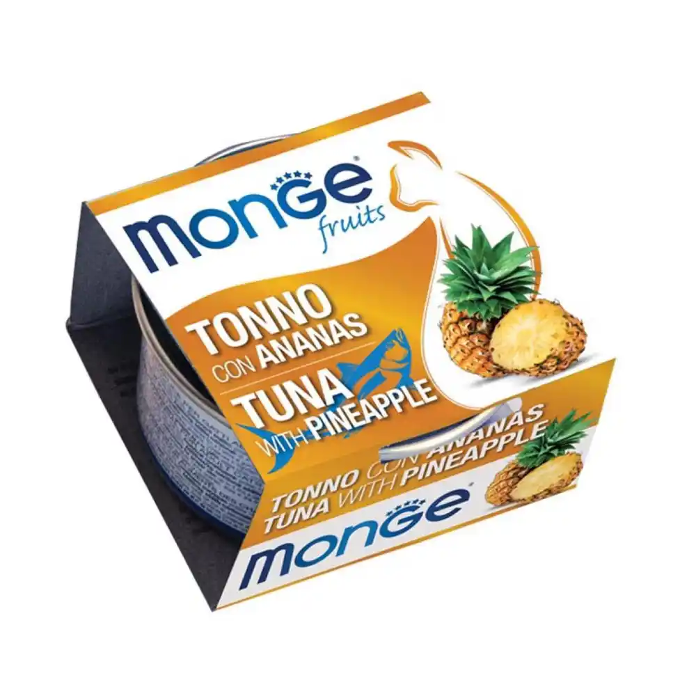 MONGE CAT FRUIT TUNA WITH PINEAPPLE 80gr.