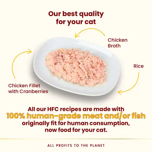 ALMO NATURE Cat HFC Pouch Urinari Help Chicken Fillet with cranberries
