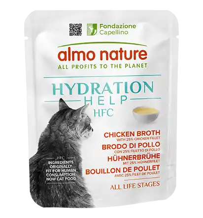 ALMO NATURE Cat HFC Pouch Hydration Help Chicken Broth/Chicken Fillet 50g