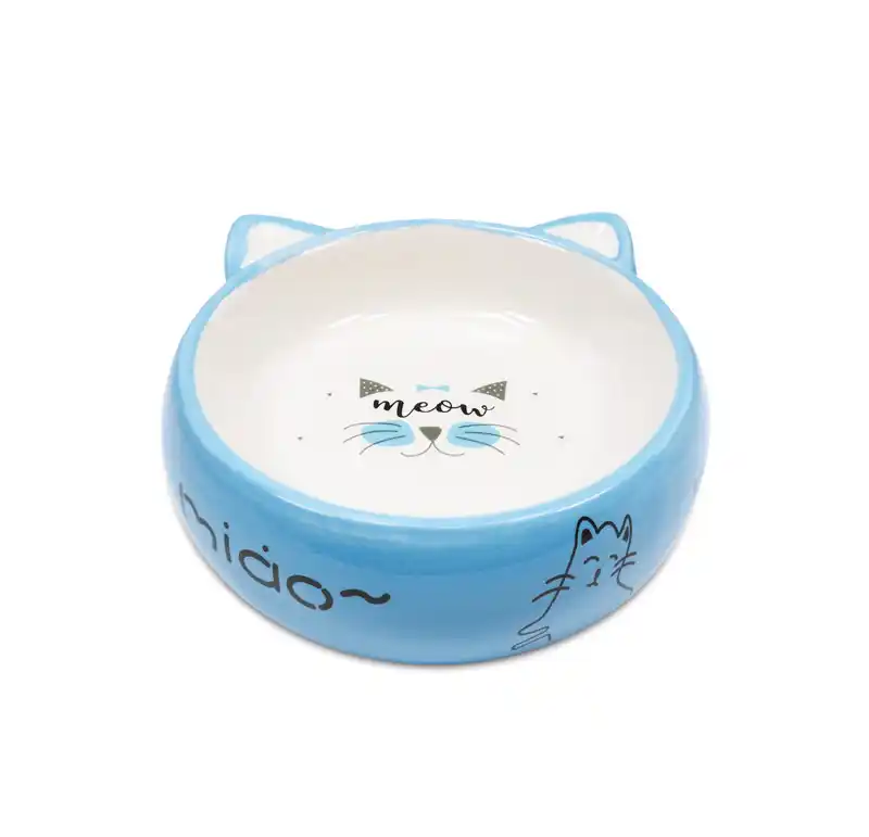 RECORD миска керамическая MIAO S Blue 110ml