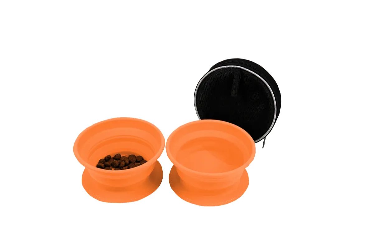 Cumpara  Ustensile de camping - Disc-O-Bed Dog Двойная силиконовая миска Pet ..