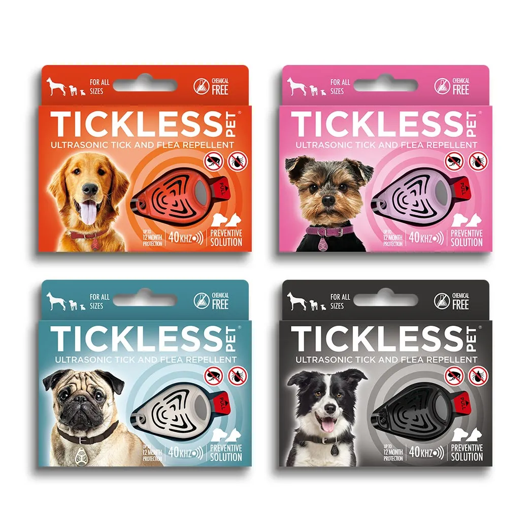 Ультразвуковой отпугиватель блох и клещей TICKLESS PET Beige