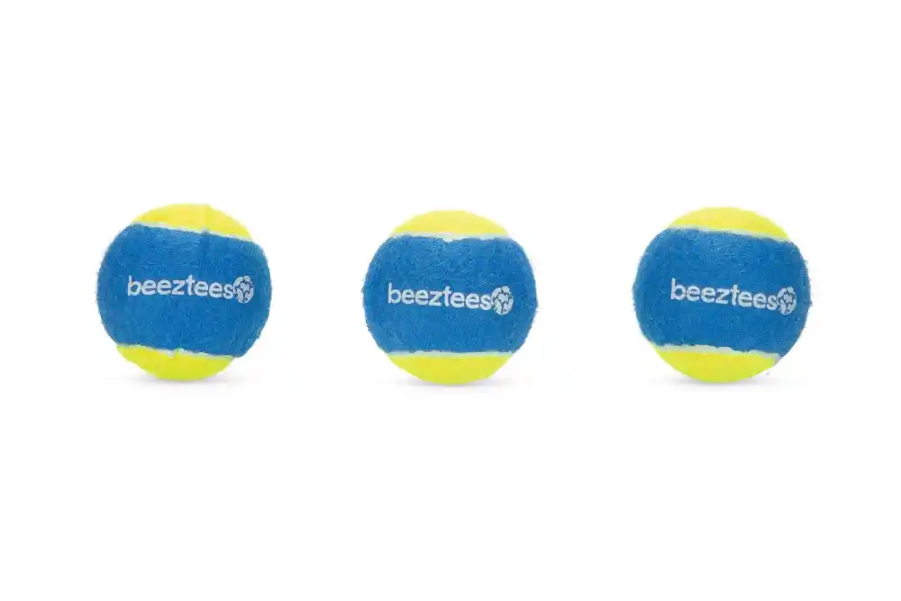 BEEZTEES теннисный мяч FETCH Blue/Yellow 6,3cm
