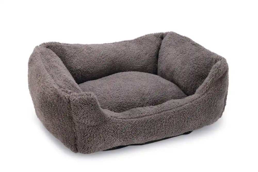 Beeztees лежак плюшевый KADI Grey 47x37x18cm