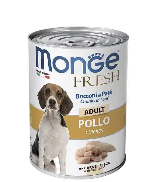 MONGE DOG FRESH ADULT chicken 400gr.