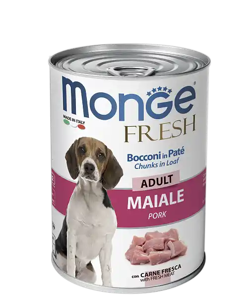 MONGE DOG FRESH ADULT pork 400 гр.