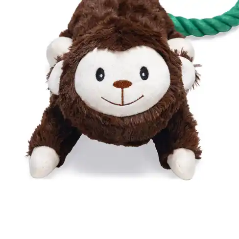 BEEZTEES плюшевая игрушка для собак JUNGLE MATS Brown