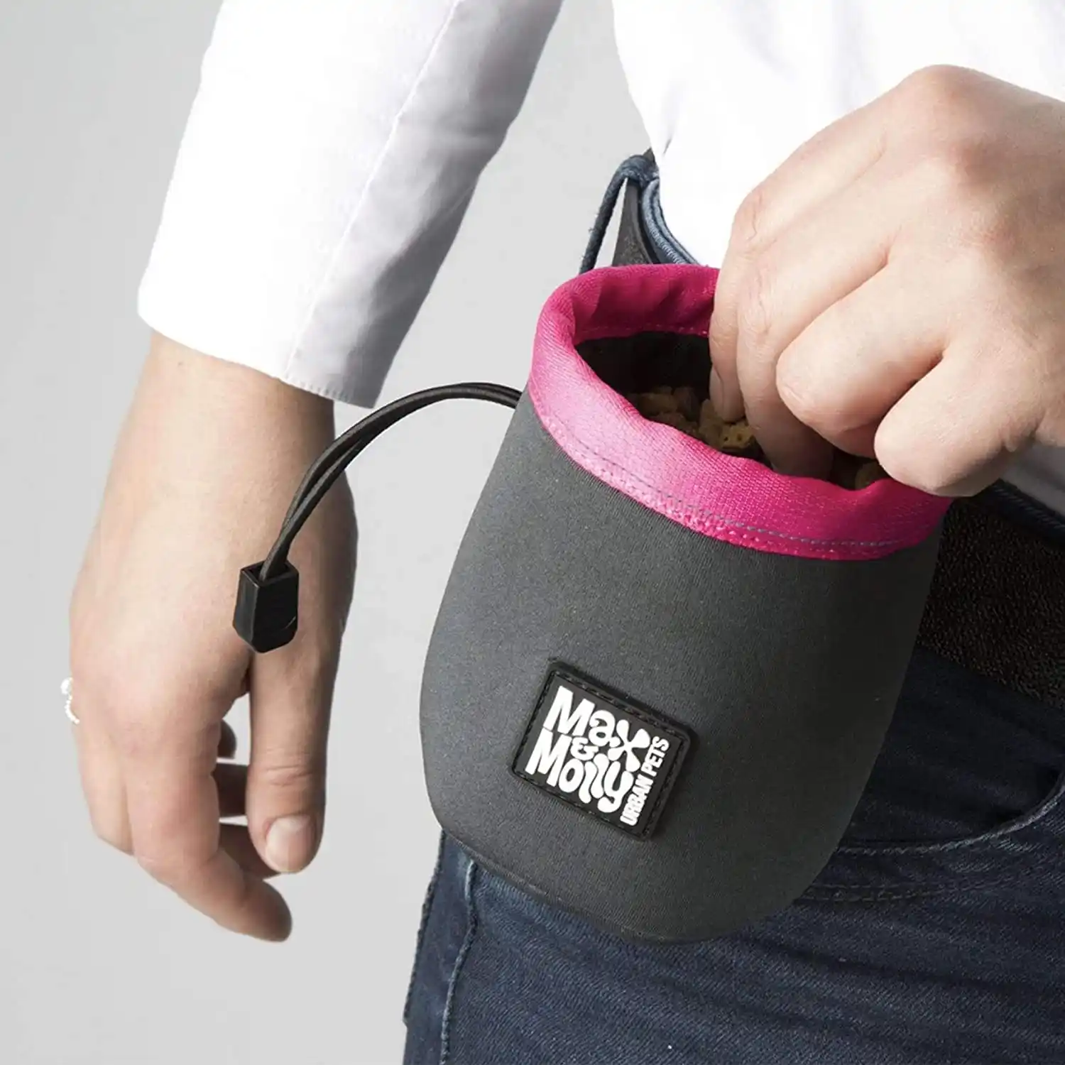 MAX & MOLLY Pungă de dulciuri argintie