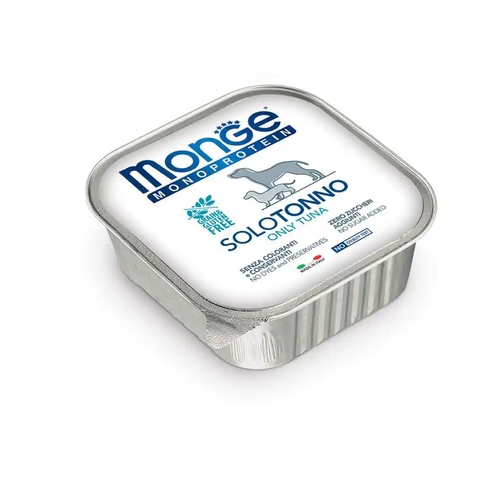 MONGE DOG SOLO Pate 100% tuna 150gr.