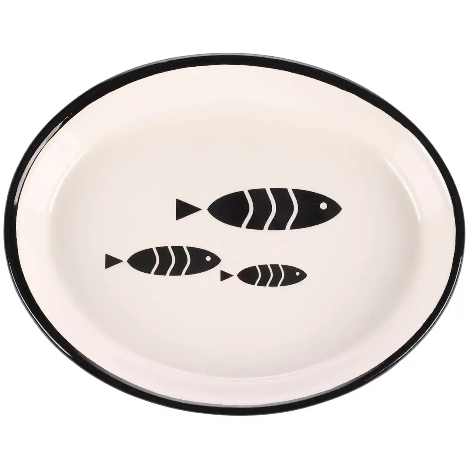 Миска керамическая CAT SARDI Black/White 150ml