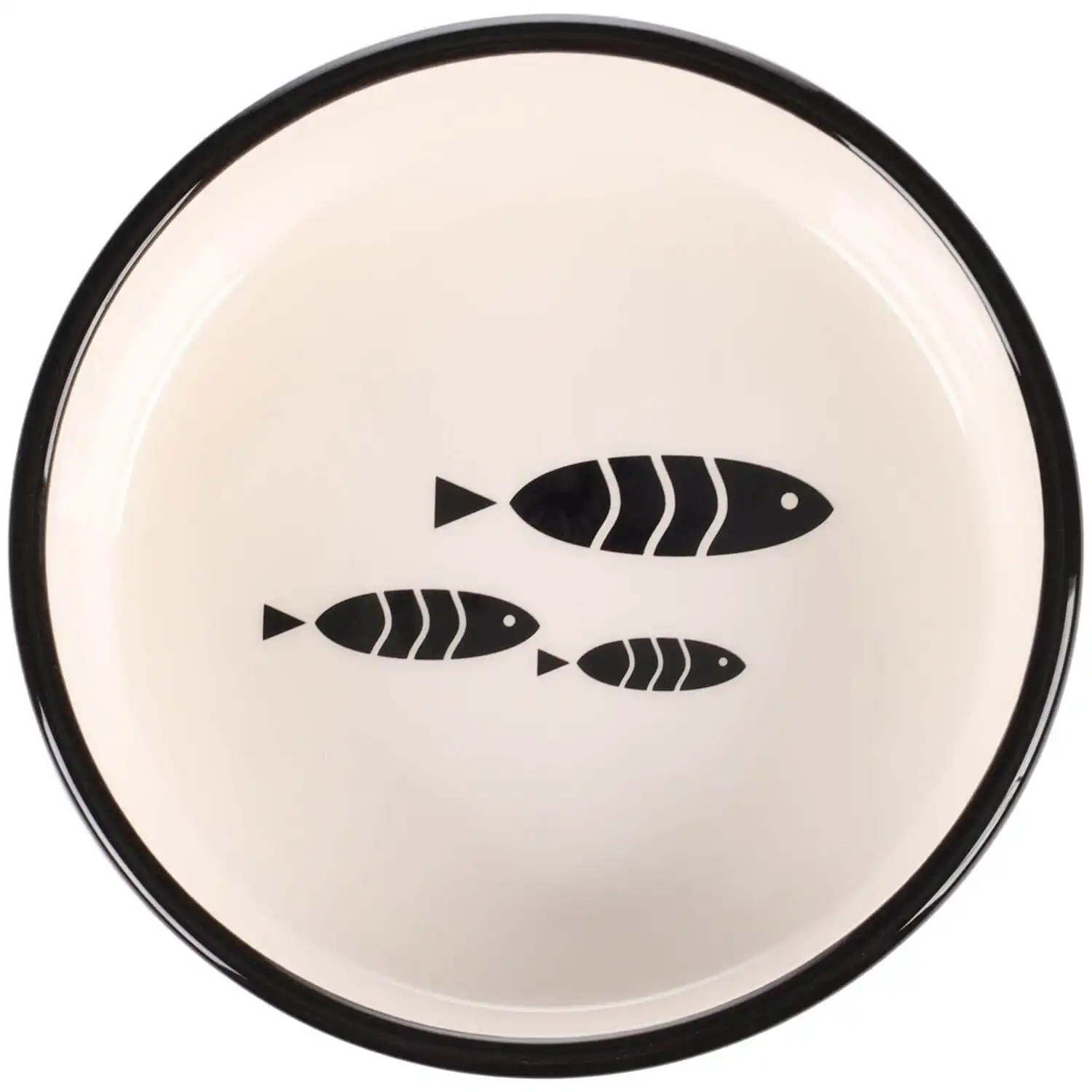 Миска керамическая CAT SARDI Black/White 400ml