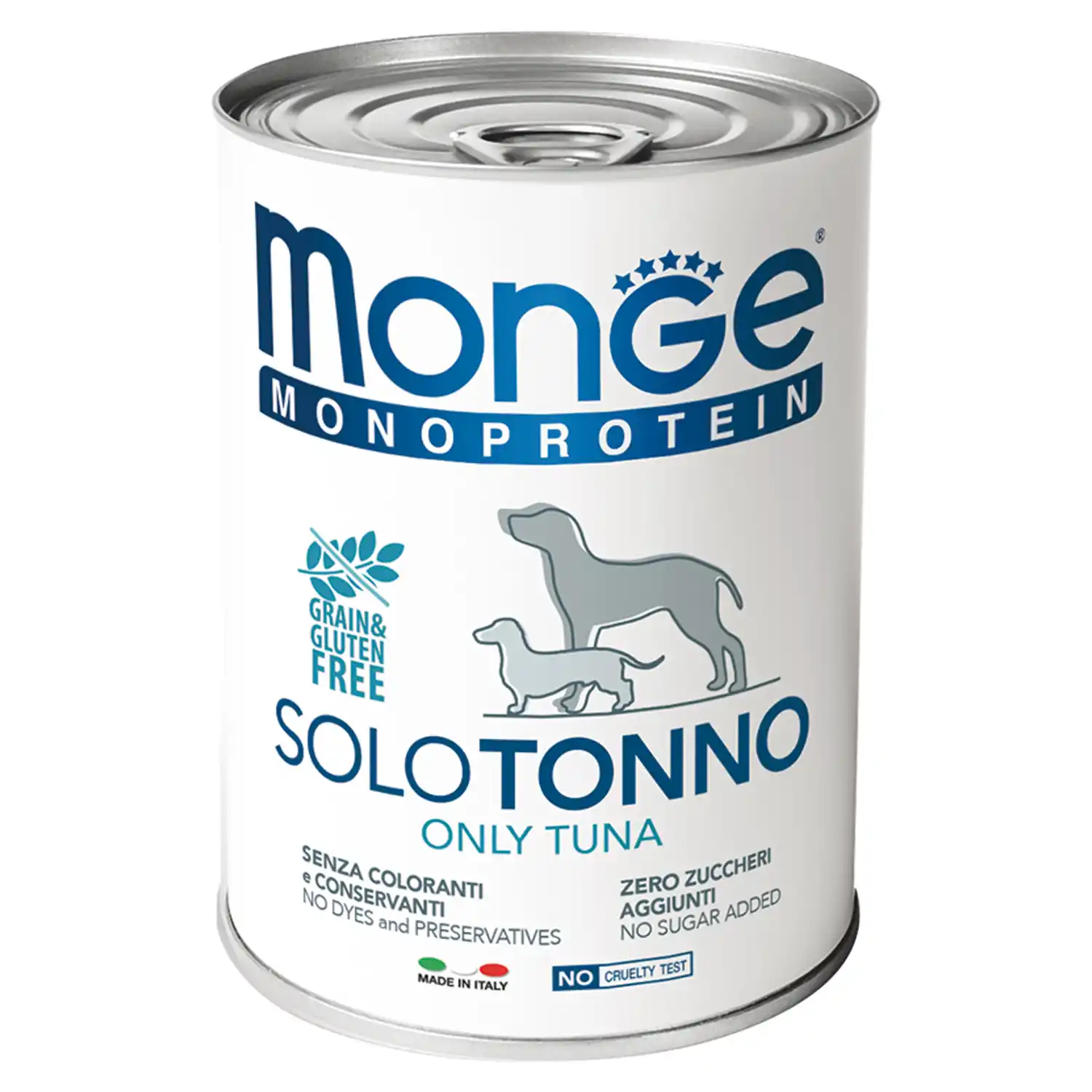 MONGE DOG SOLO Pate 100% tuna 400gr.