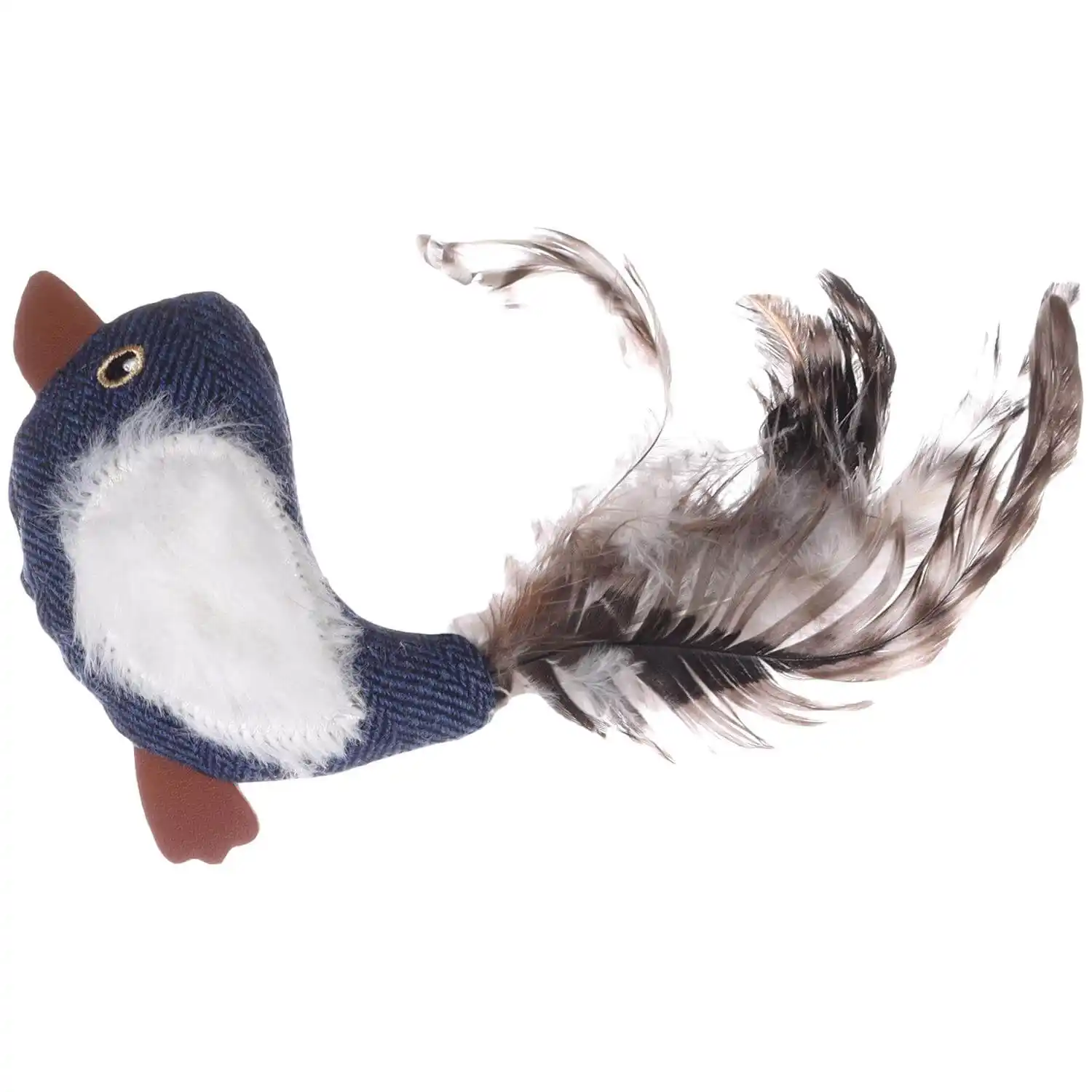 Flamingo игрушка для кошек JEANY BIRD Blue 8,5cm