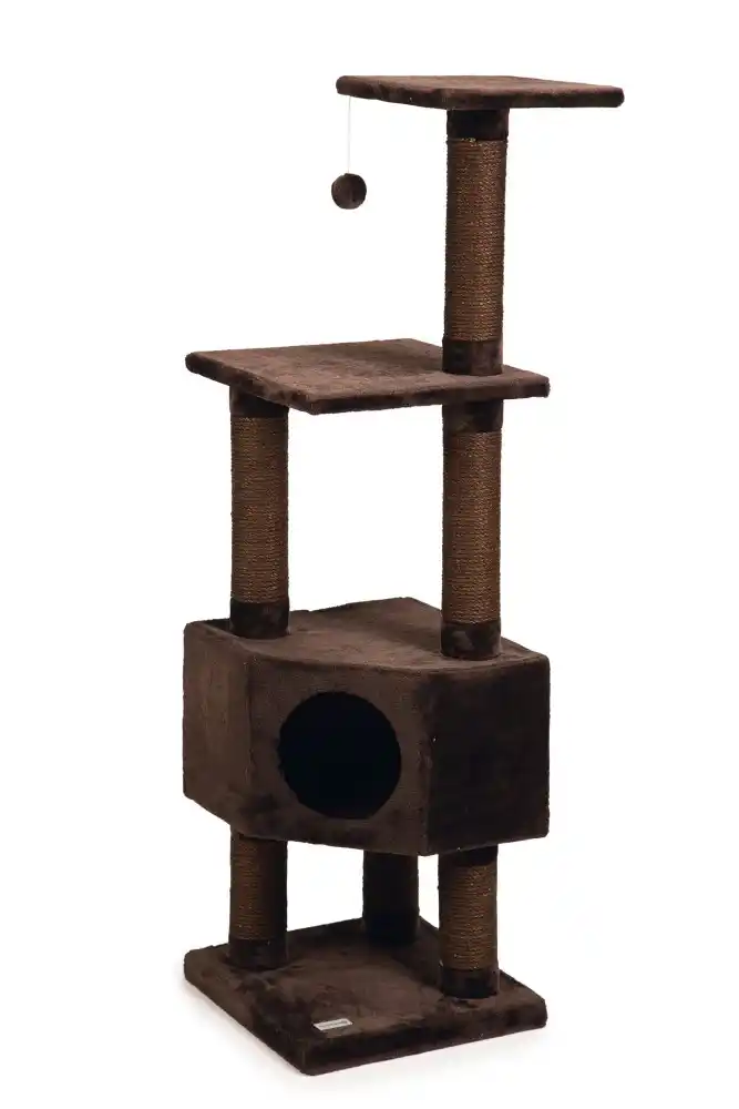 Beeztees кошачий скребок FIGADO Brown 40x40x135cm
