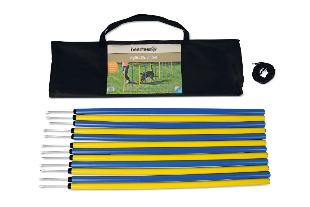 Cumpara  Coliere de dresaj și de dezvoltare - BEEZTEES палки для слалома AGILITY SLALOM SET..