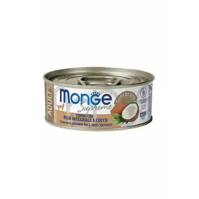MONGE CAT SUPREME ADULT Tuna/Rice/Coconut 80gr.