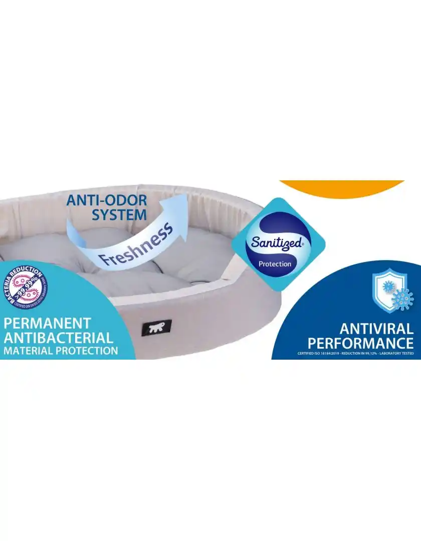 FERPLAST Подушка хлопок DANDY 80 CUSH. SANITIZED Grey