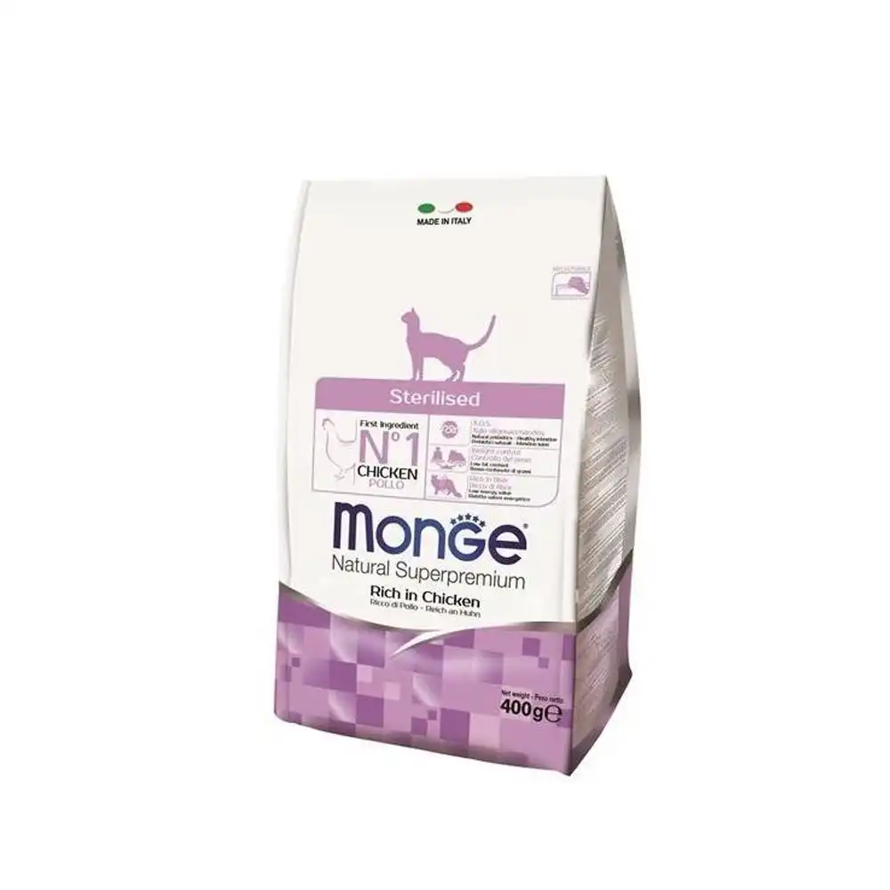 Купить  Сухой корм - MONGE DRY CAT STERILISED 400 gr...