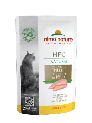 ALMO NATURE Cat HFC Pouch Natural Chicken Fillet 55g