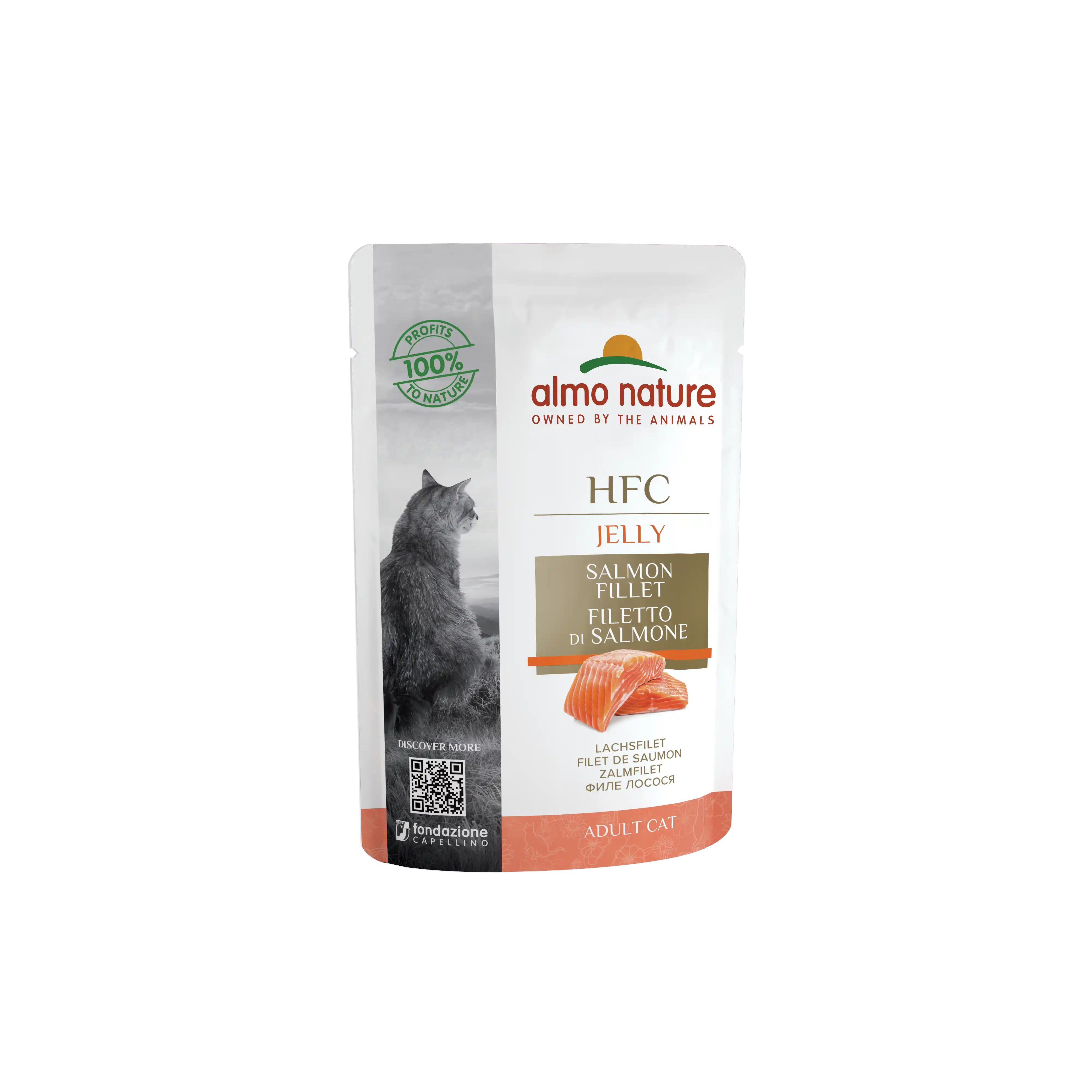 ALMO NATURE Cat HFC Pouch Jelly Salmon 55g