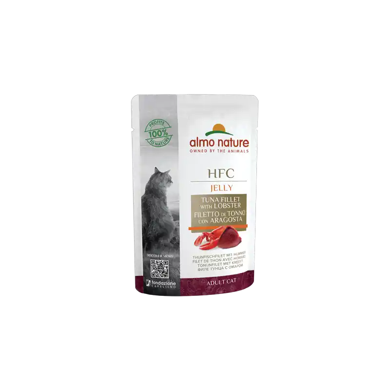 ALMO NATURE Cat HFC Pouch Jelly Tuna with Lobster 55g