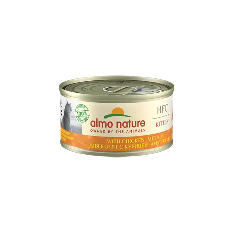 ALMO NATURE Cat HFC Can Natural Kitten Chicken 70g