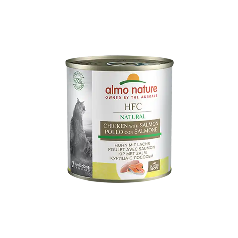 ALMO NATURE Cat HFC Can Natural Chicken and Salmon 280g