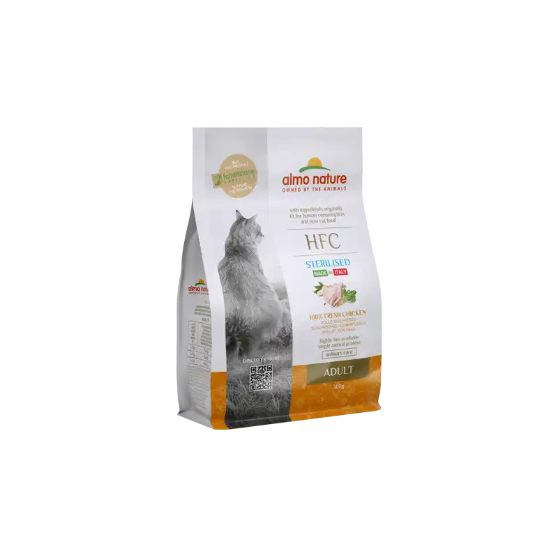 Купить  Сухой корм - ALMO NATURE DRY Cat HFC Adult Sterilized Chic..